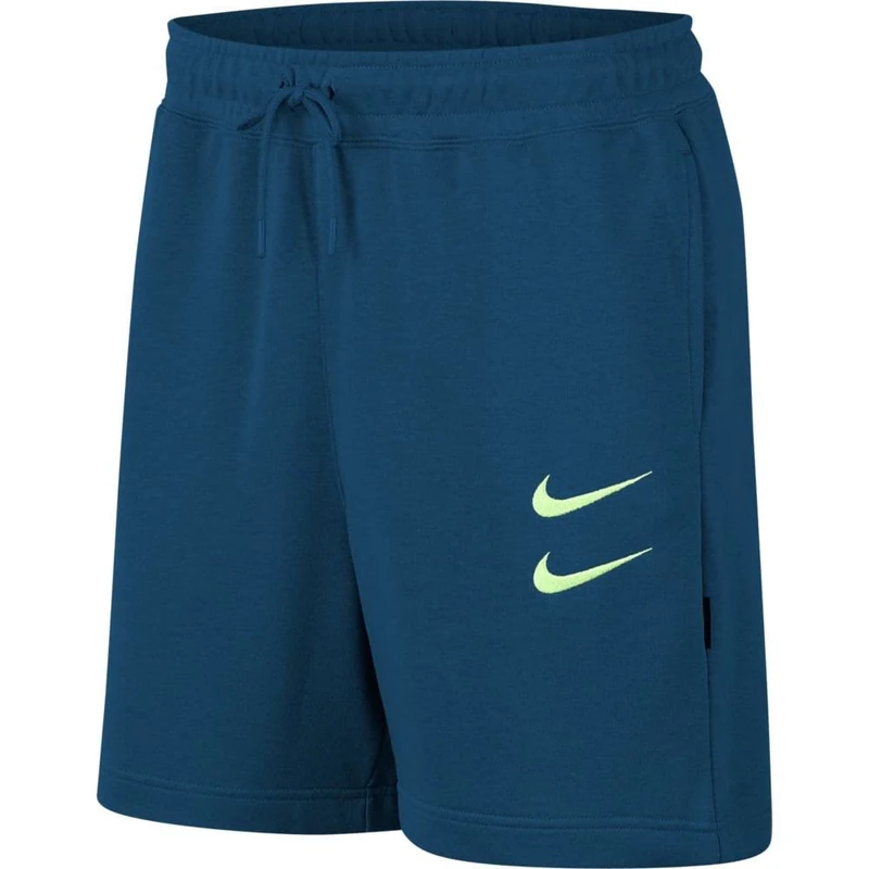 NIKE Men's Nsw Swoosh Ft Shorts, Blue Force/Barely Volt, XXL UK