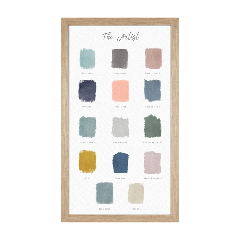 The Artist - Framed glazed wall art picture (H71cm x W41cm) - Image 1