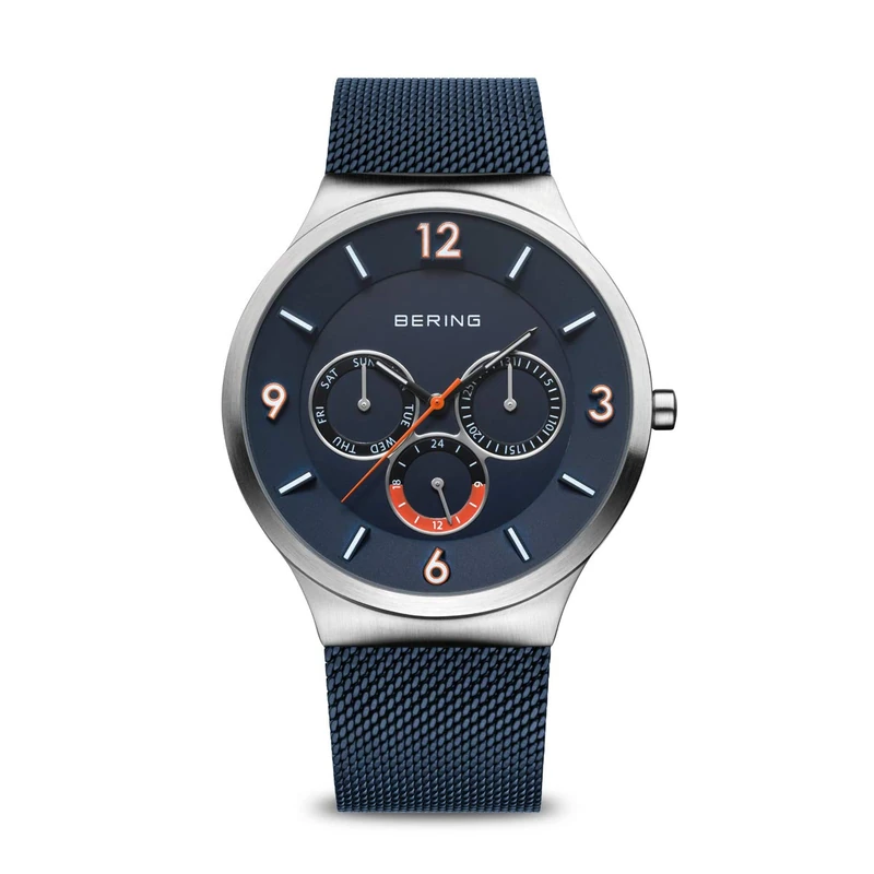 BERING Men Analog Quartz Classic Collection Watch with stainless steel Strap and Sapphire Crystal 33441-307