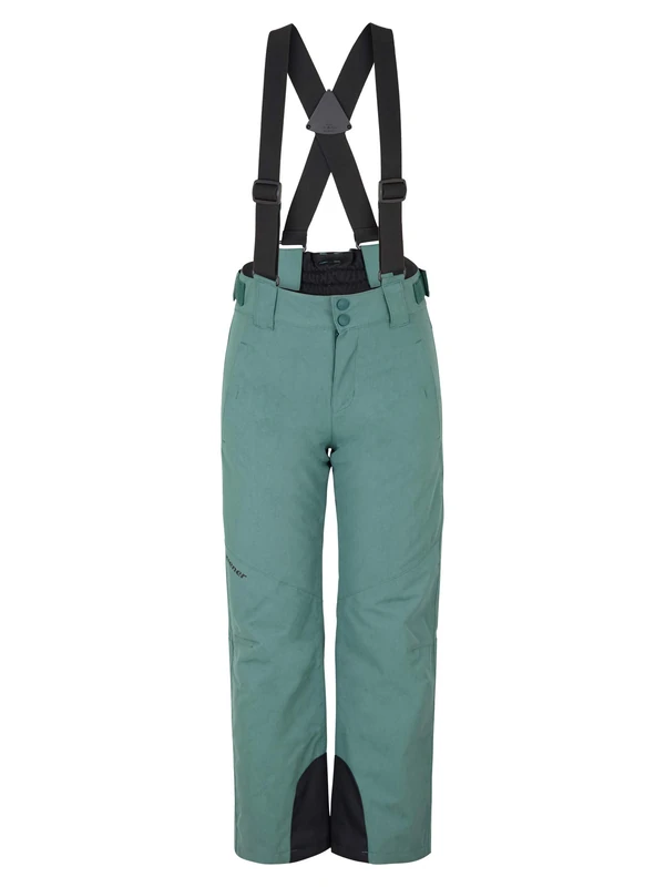 Ziener Arisu Children's Ski Trousers Waterproof Windproof Warm, Children's, Children's ski trousers, winter trousers, waterproof, windproof, warm, 207914, Spruce green washed., 104 (EU)