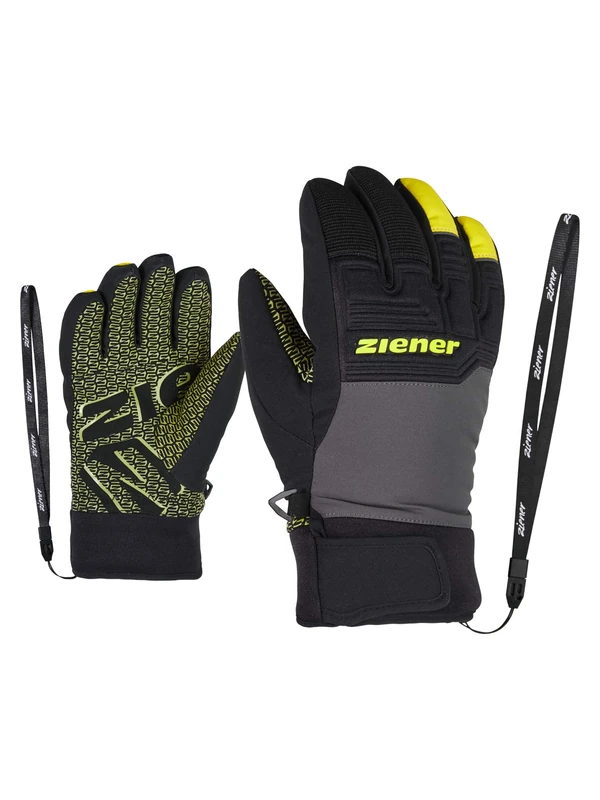 Ziener Primaloft LANUS AS 801983 Children's Ski Gloves, Winter Sports, Waterproof, Breathable, Trendy, Magnet, 3.5 - Image 1
