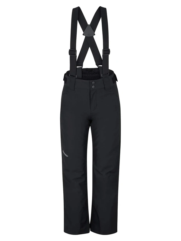 Ziener Children's ARISU Junior Ski Trousers, Winter Trousers, Waterproof, Windproof, Warm, Black, 128