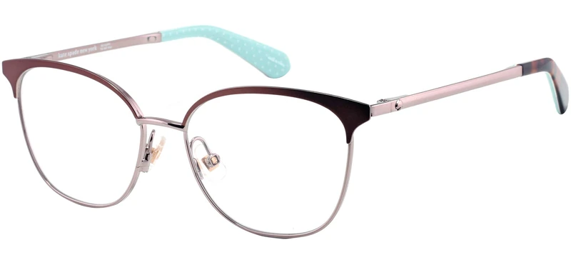 Kate Spade Tana/g 09Q/16 BROWN Eyewear Women's Steel, Standard, 51