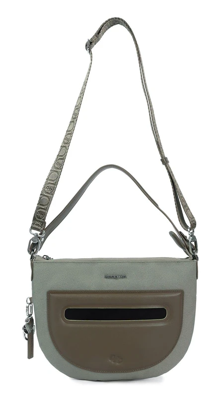 Hedgren Unisex's Bonbon L Halfmoon Crossover L + RFID, Vintage Taupe, Talla única