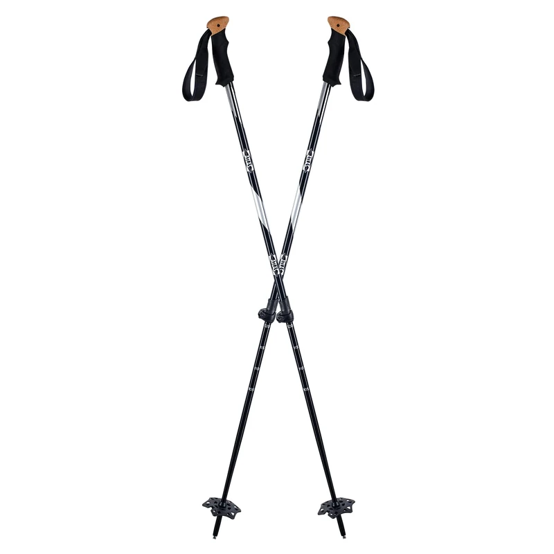 Atlas 16E1000 Unisex Adult Poles 2 PC Black 130 cm