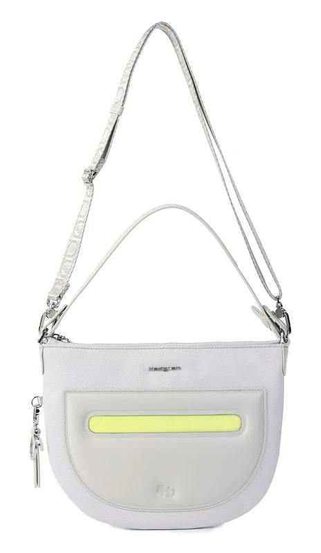 Hedgren Unisex's Bonbon, Steam Grey, Halfmoon Crossover L + RFID