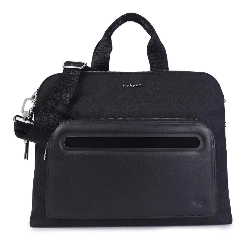 Hedgren Unisex's Lungo Tote Bag + RFID, Black, Talla única