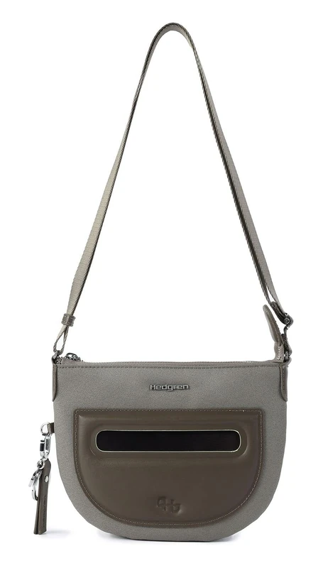Hedgren Unisex's Bonbon S Halfmoon Crossover S + RFID, Vintage Taupe, Talla única