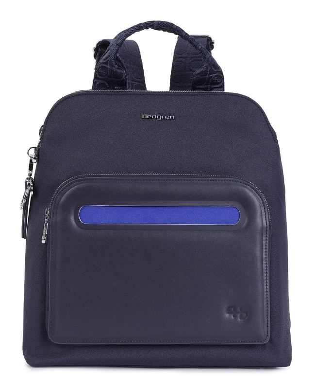Hedgren Unisex's Latte Backpack + RFID, Peacoat Blue, One Size