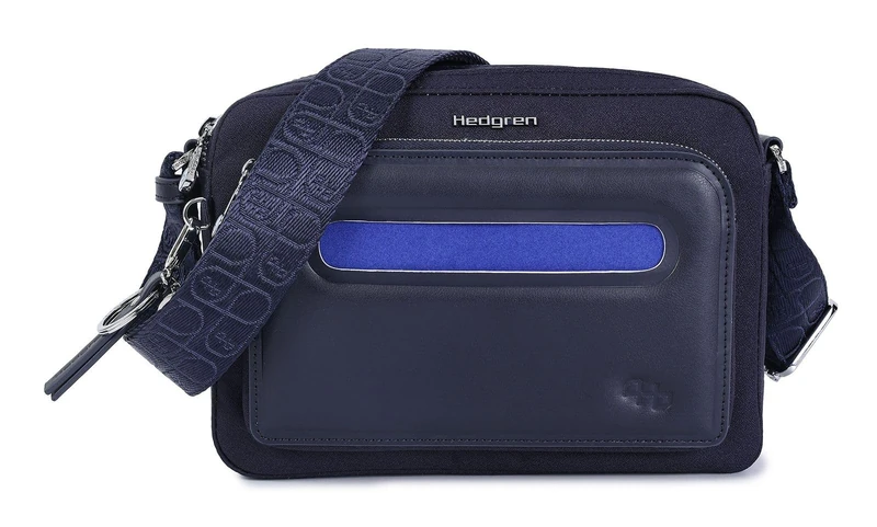 Hedgren Unisex Espresso Medium Crossover + RFID, Peacoat Blue, One Size