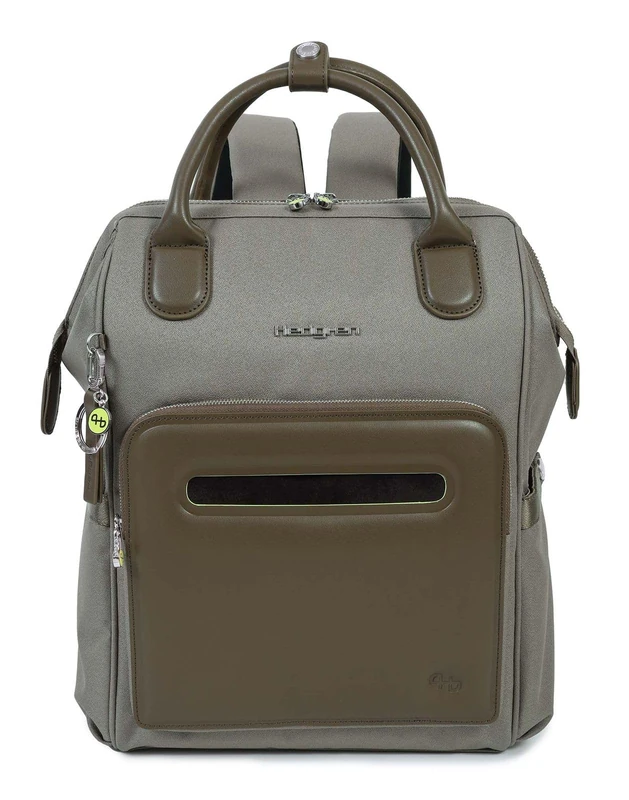 Hedgren Moka M, Backpack M 14" + RFID Unisex Adult, One Size, Vintage Taupe, One Size