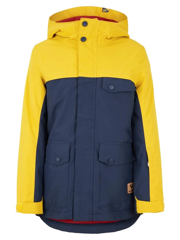 Ziener Apako Junior Boys' Ski Jacket Waterproof Windproof Warm Removable Inner Jacket, 207905, Dark Navy, 152 (EU)