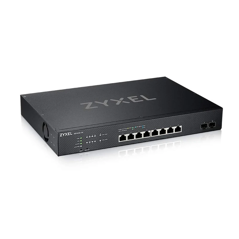 Zyxel Switch Multi-Gigabit Zyxel NebulaFlex à 8 ports avec gestion intelligente, équipé de 2 ports fibre 10 G. [XS1930-10]