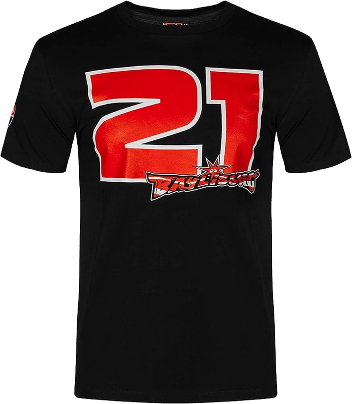 Valentino Rossi Troy Bayliss T-Shirt 21 Baylisstic XL,Black,Man