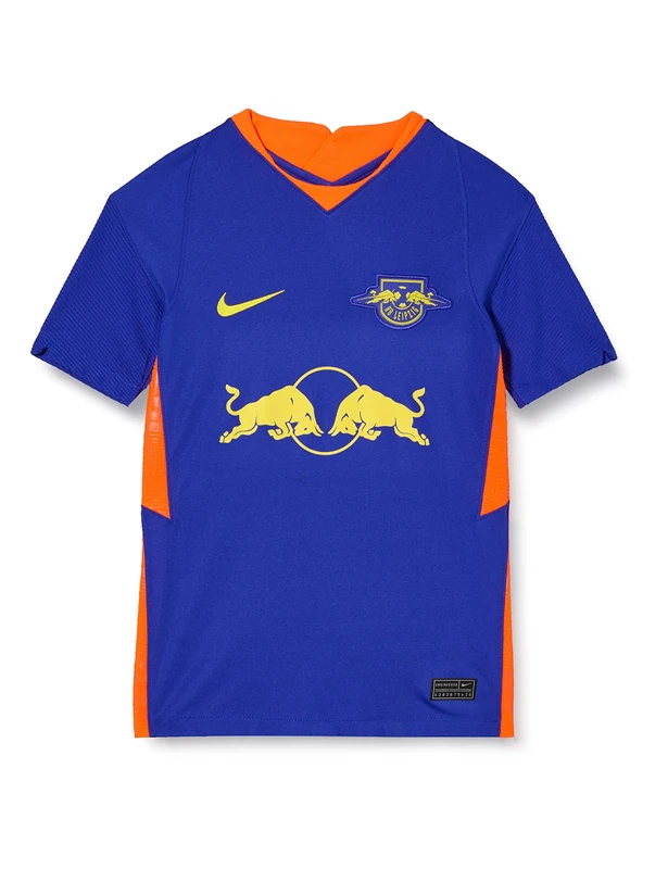 Nike Rblz Y Nk BRT Stad JSY Ss AW T-Shirt - Concord/(Opti Yellow) (Full Sponsor), M