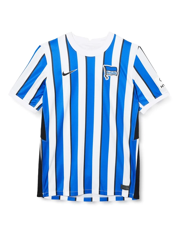 Nike Hbsc Y Nk BRT Stad JSY Ss HM T-Shirt - White/(Black) (Partial Sponsor), X-Small