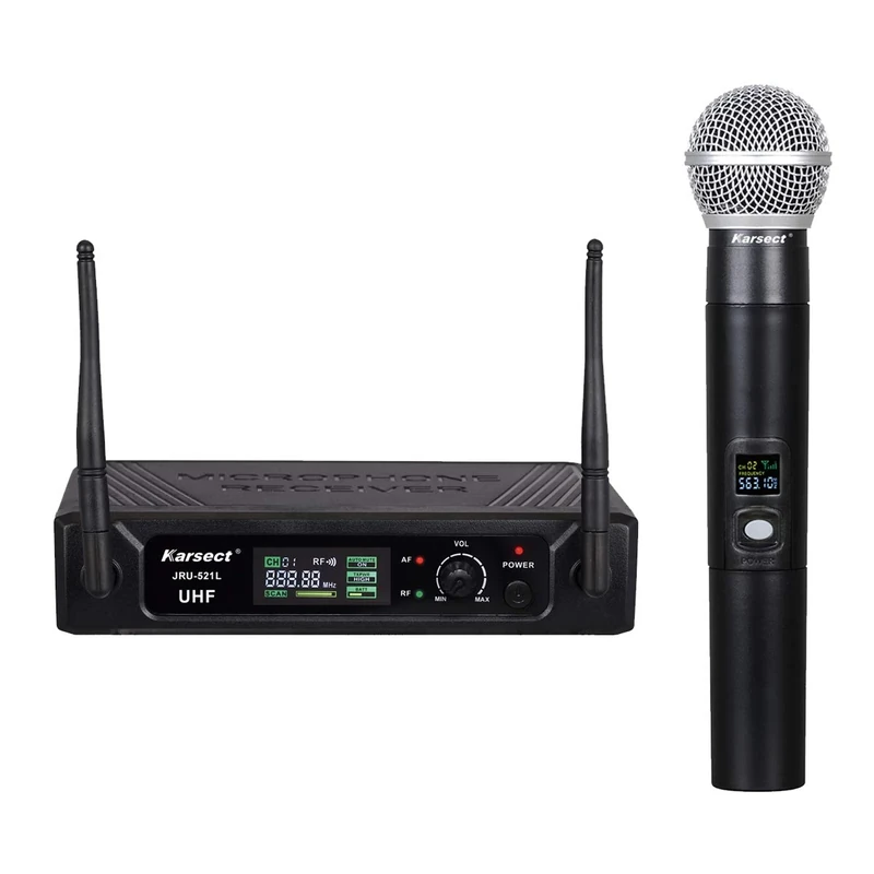Karsect JRU-521L / HT-527C Wireless Handheld Microphone Set