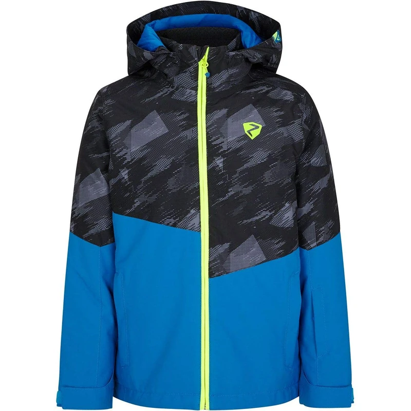 Ziener Abian Junior Boys' Ski Jacket, Winter Jacket, Waterproof, Windproof, Warm, boys, Children's ski jacket, winter jacket, waterproof, windproof, warm, 207900, Persian Blue, 104 (EU)