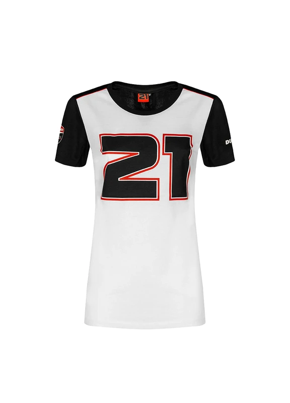 Troy Bayliss T-Shirt 21 Ducati corse L,Royal Blue,Woman