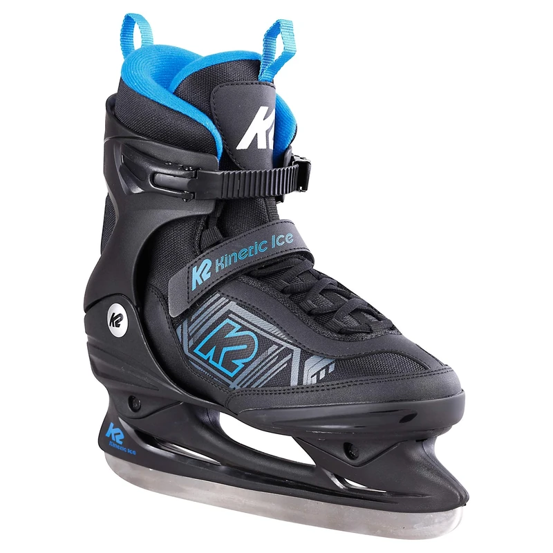 K2 Kinetic Ice 25E0230.1.1.125 Men's Ice Skates M Black/Blue