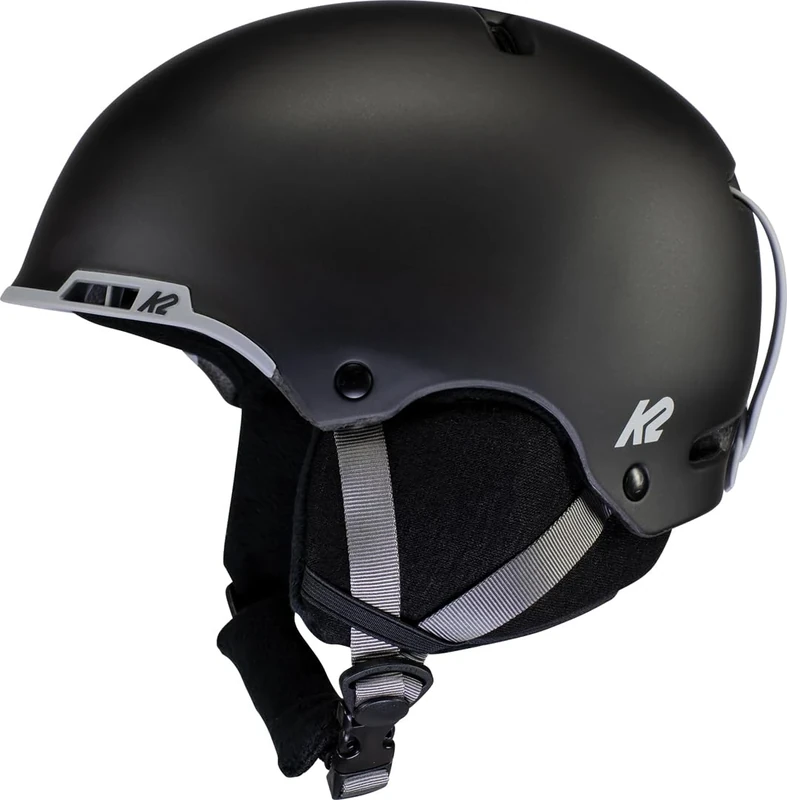 K2 Ski Meridian Women's Ski Helmet Matte Pearl Black, S (51-55 cm)