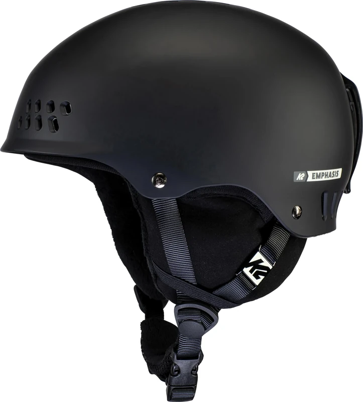 K2 Skis Emphasis Women's Ski/Snowboard Helmet, Black, S (51-55 cm)