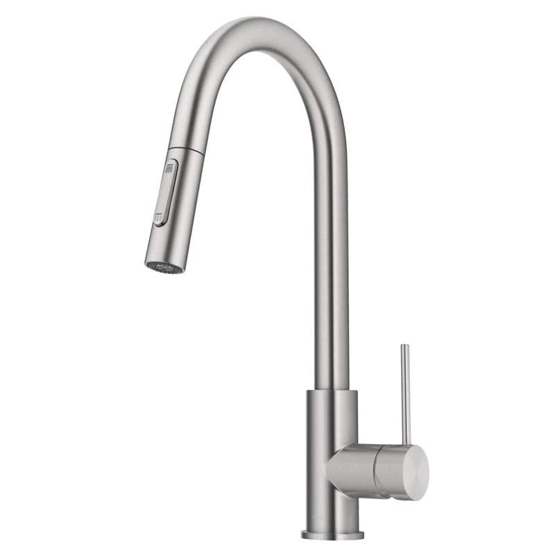 Kraus KPF-3104SFS Oletto Contemporary Pull-Down Single Handle Kitchen Faucet, Spot Free Stainless Steel