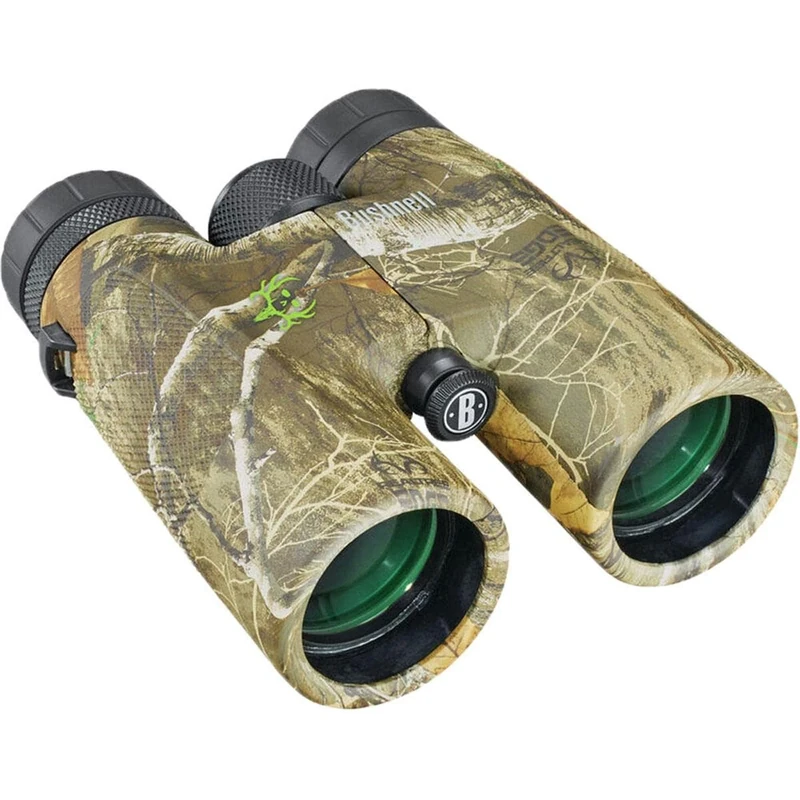 Bushnell - Powerview - 10x42 - Real Tree Edge Bone Collector - Roof Prism - Waterproof - Fogproof - Bird Watching - Sightseeing - Travelling - Wildlife - Outdoor - Binocular - 141042RB