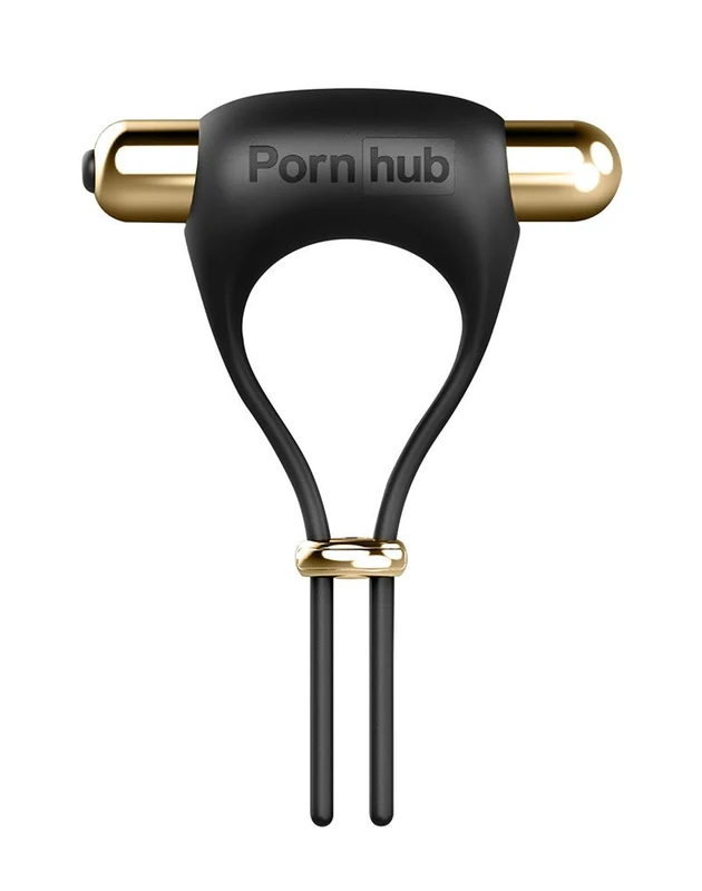 Pornhub Tighten Up Adjustable Cock Ring with Bullet - Image 1