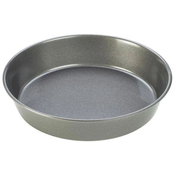 Barmans Genware Carbon Steel Non-Stick Round Cake Pan/Pie Dish - Case of 6