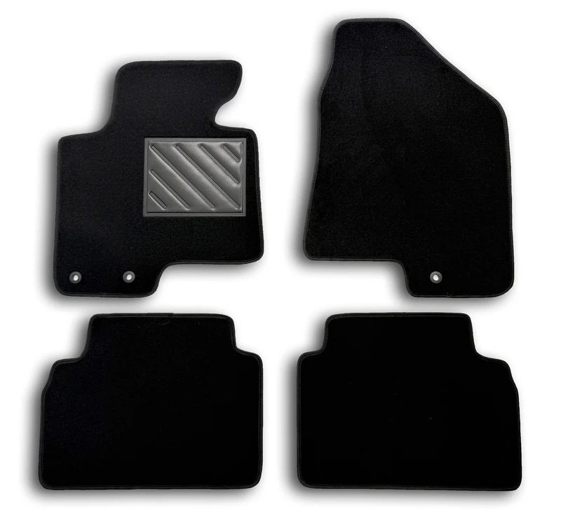 Kia Sportage III 2009 to 2015 Tailored Floor Mats Non Slip Reinforced Rubber Heel Pad