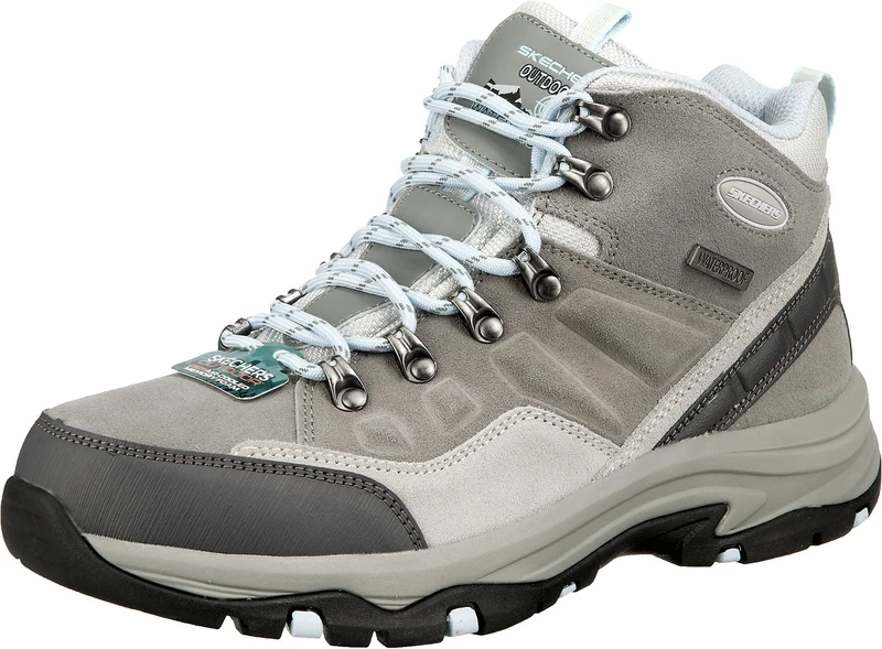 Skechers Women's Trego Rocky Mountain Walking Shoe, Grey, 4 UK