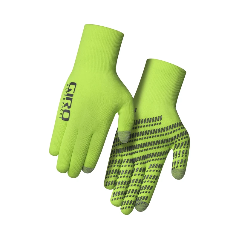 BELL Giro Xnetic H2O Glove - Waterproof, Breathable, Flexible, Three-Layer Construction, RainGuard Membrane, Hypoallergenic Liner, Ideal for Wet Weather Cycling, Hi Viz Yellow, Size: L