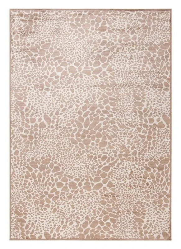Safavieh Animal Print Indoor Woven Rectangle Area Rug, Atlas Collection, ATL985, in Camel/Stone, 99 X 160 cm for Living Room, Bedroom or Any Indoor Space