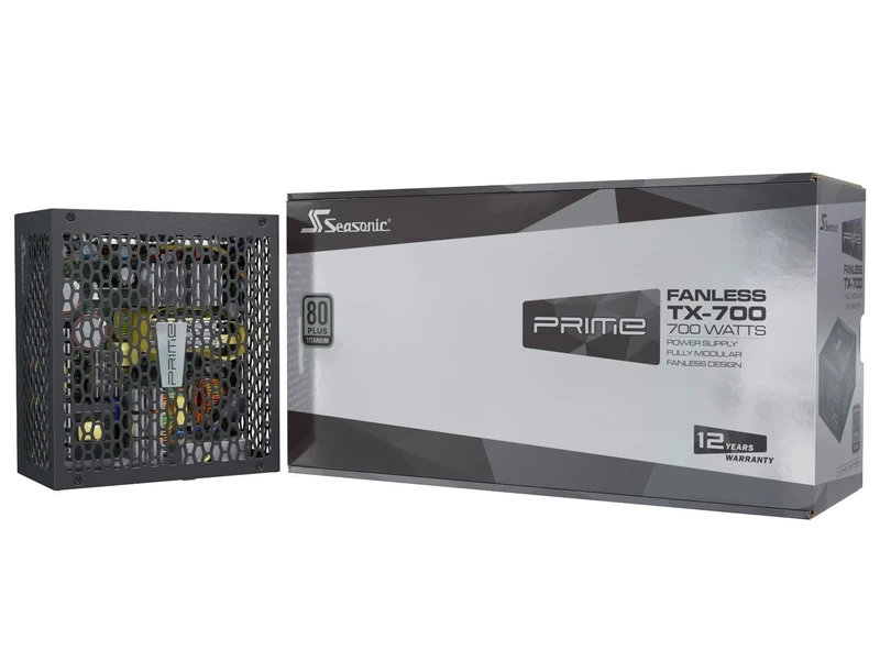 Seasonic Prime Fanless TX-700 700W PC Power Supply, Black, 4x PCIe
