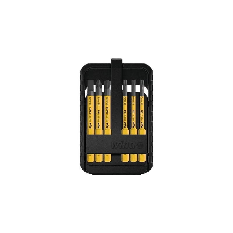 Wiha SB 2831PB900 Power slimBit Box, Yellow, (44106)