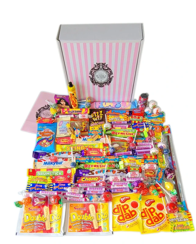 Bumbledukes Great British Sweets Hamper - Candy Selection - Sweet Gift Box. 1.6KG Of Contemporary, Retro Sweets & Chocolate