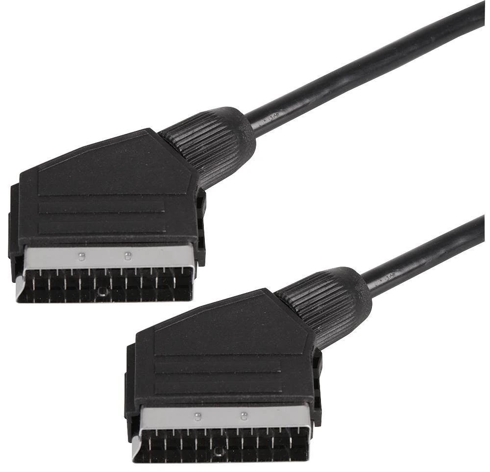 PRO SIGNAL PSG91274 Scart Lead Male to Male, 2m Black