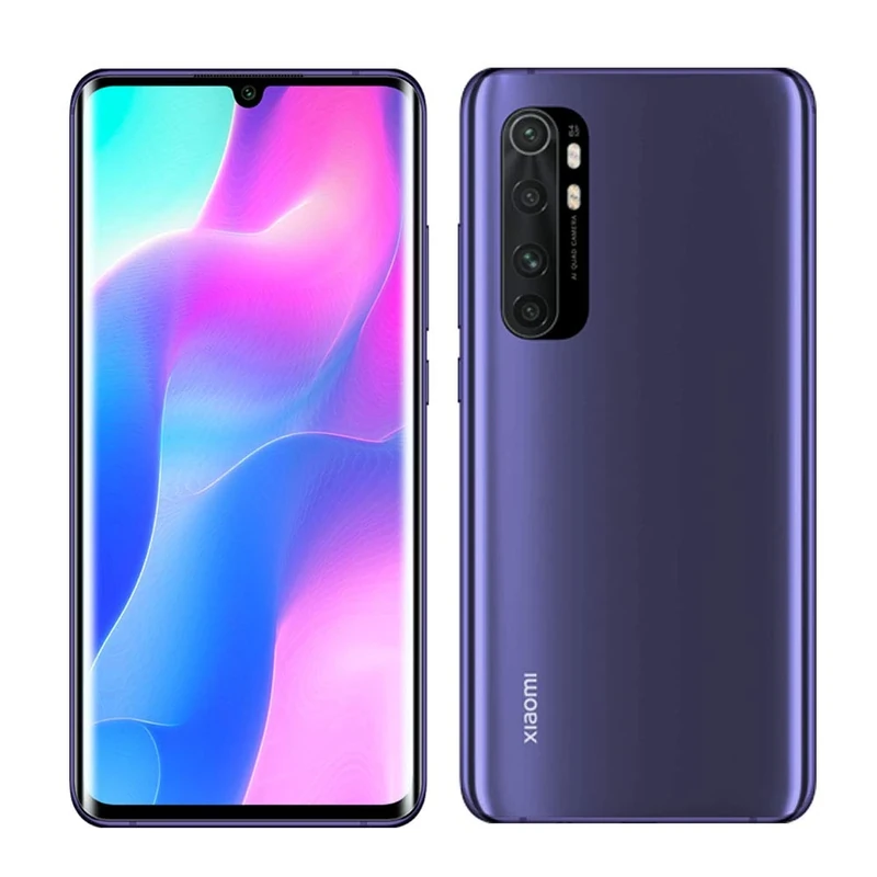 Xiaomi Mi Note 10 Lite, 6GB/64GB, Nebula Purple, 6.47” 3D Curved AMOLED Display, 5260mAh Battery with 64MP Quad Camera, Dual Sim+ Official 2 Year Warranty, Purple