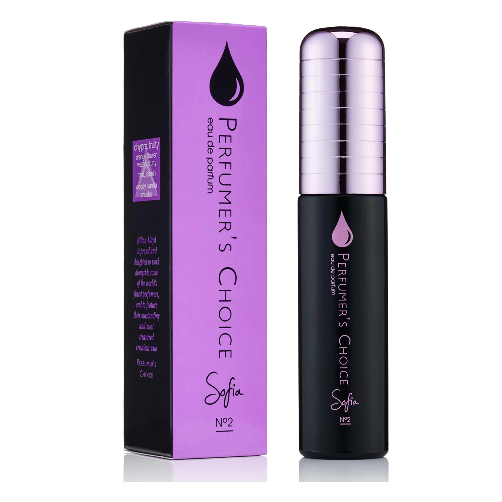 PERFUMER'S CHOICE No 2 by Sofia Perfume for Women. 50ml Eau de Parfum. Luxury Fragrance - Ladies Perfume, Long Lasting Womens Fragrance by Milton-Lloyd