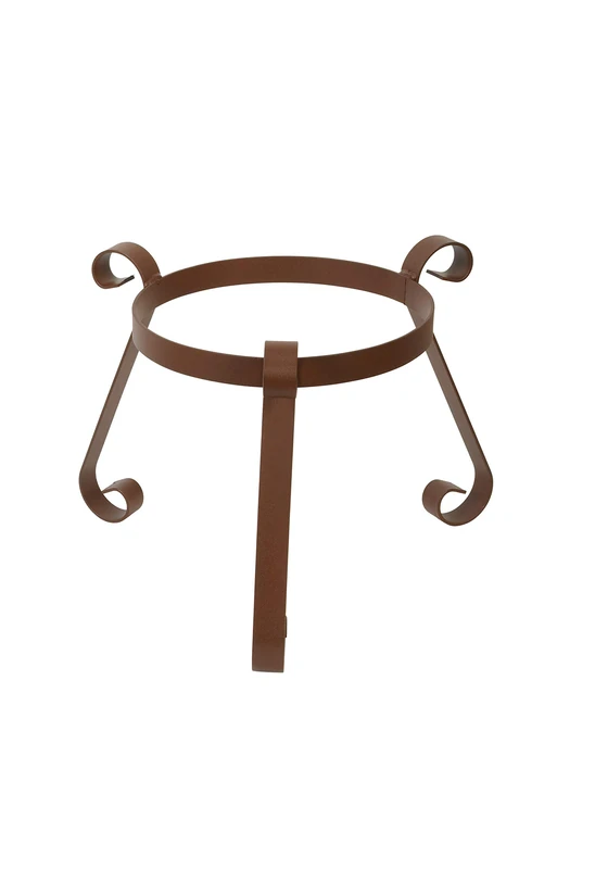 Sauvic Forged 30 cm Oxide Planter - Robust Metal Flower Pot