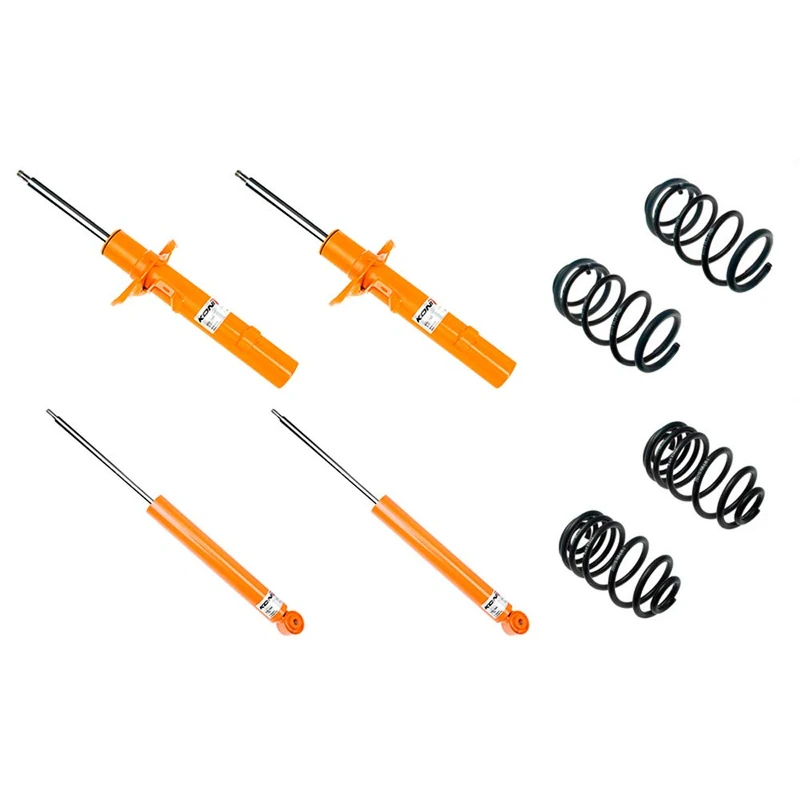 KONI Str.T kit compatible with VW Golf VII Variant incl. GTD - 55 mm original struts and multi-link rear - front axle weight up to 1010kg (30-45mm) (1120-8405-1)