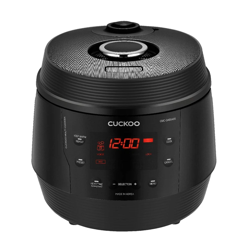 CUCKOO CMC-QAB549S Premium ICOOK Q5 8-in-1 Multicooker with 10 Pre-Programmed Modes