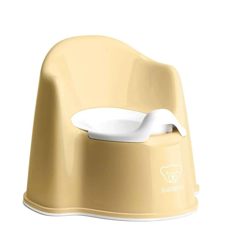 BabyBjörn Potty Chair, Light Yellow/White 055266