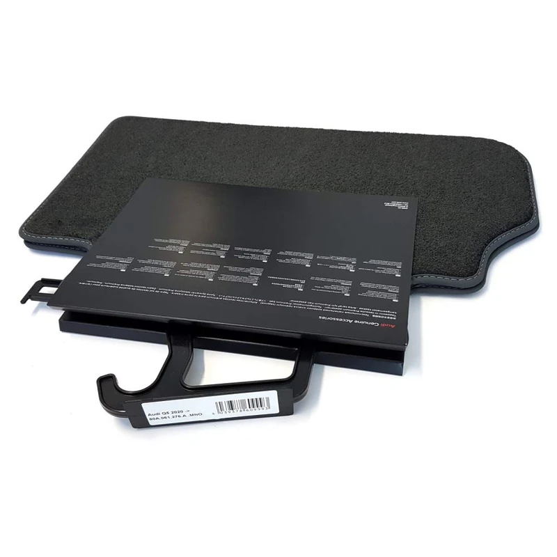 Audi 80A061276AMNO Premium Velour Floor Mats Textile Floor Mats 2 x Rear Fabric Mats without Attachment Points
