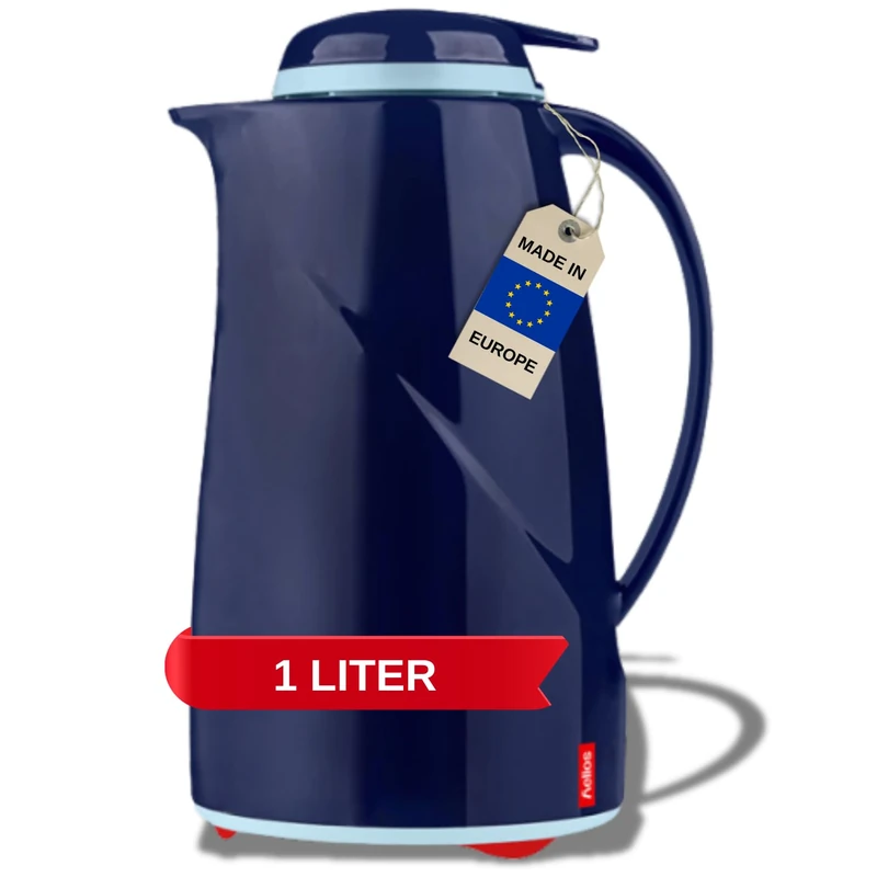 Helios 2934-008 Wave Push Plastic Insulated jug, darkblue