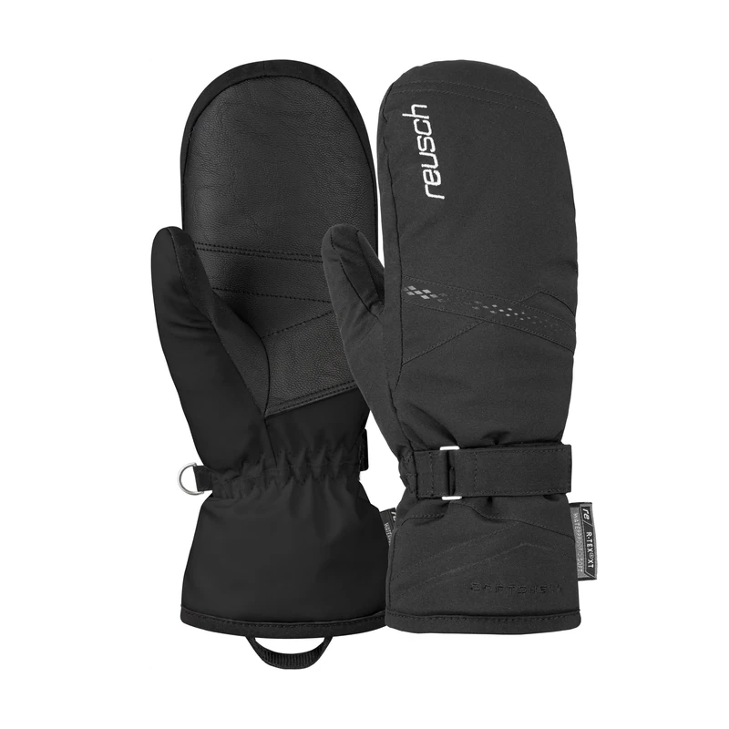 Reusch Women's Hannah R-tex Xt Mittens, womens, Glove, 6031513, schwarz / silber, 7 (EU)