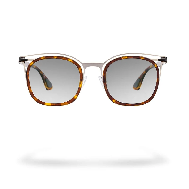 AirDP Style Bali Sunglasses, C8 Shiny Brush Silver, 51 - Image 1