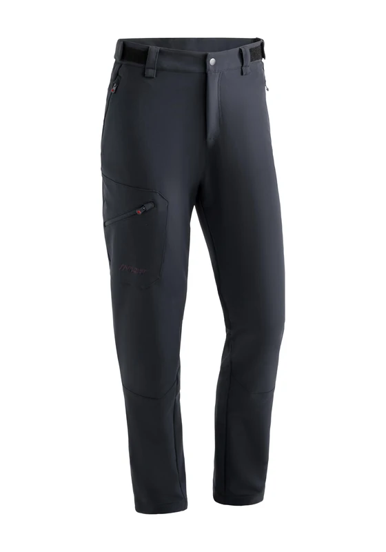 maier sports Charles, Men's Warm Hiking Trousers, Water-Repellent Outdoor Trousers for Trekking and Hiking, PFC-Free, mSTRETCH pro 2 & stormprotec Technology Black