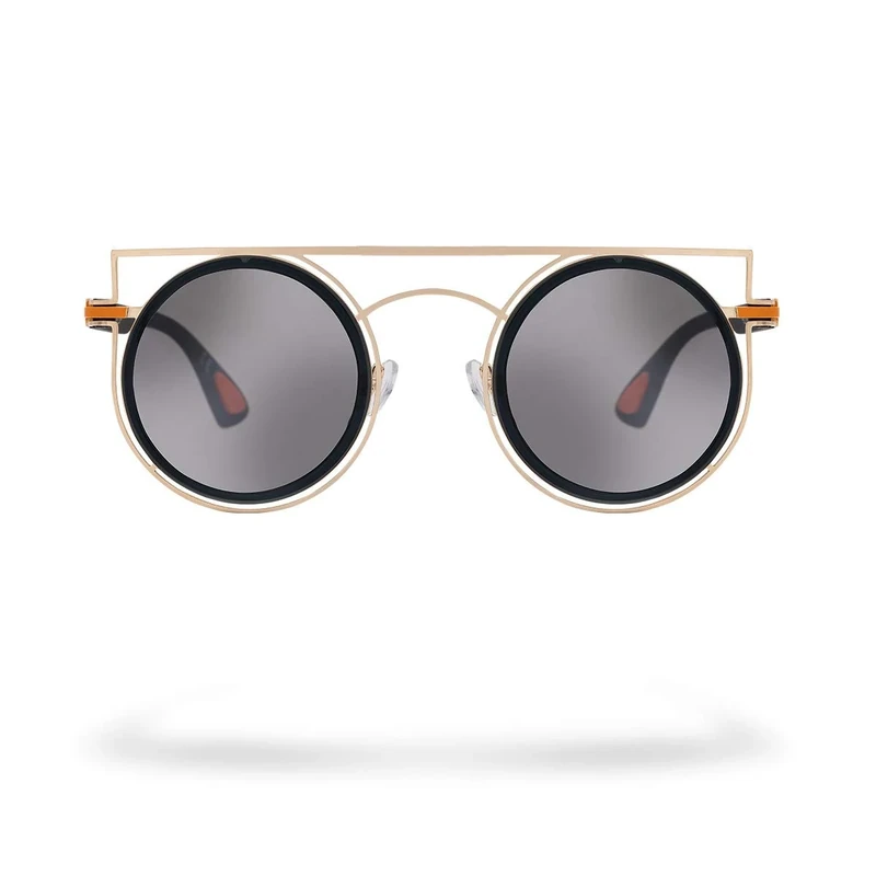 AirDP Style Galapagos Sunglasses, C4 Shiny Gold, 47